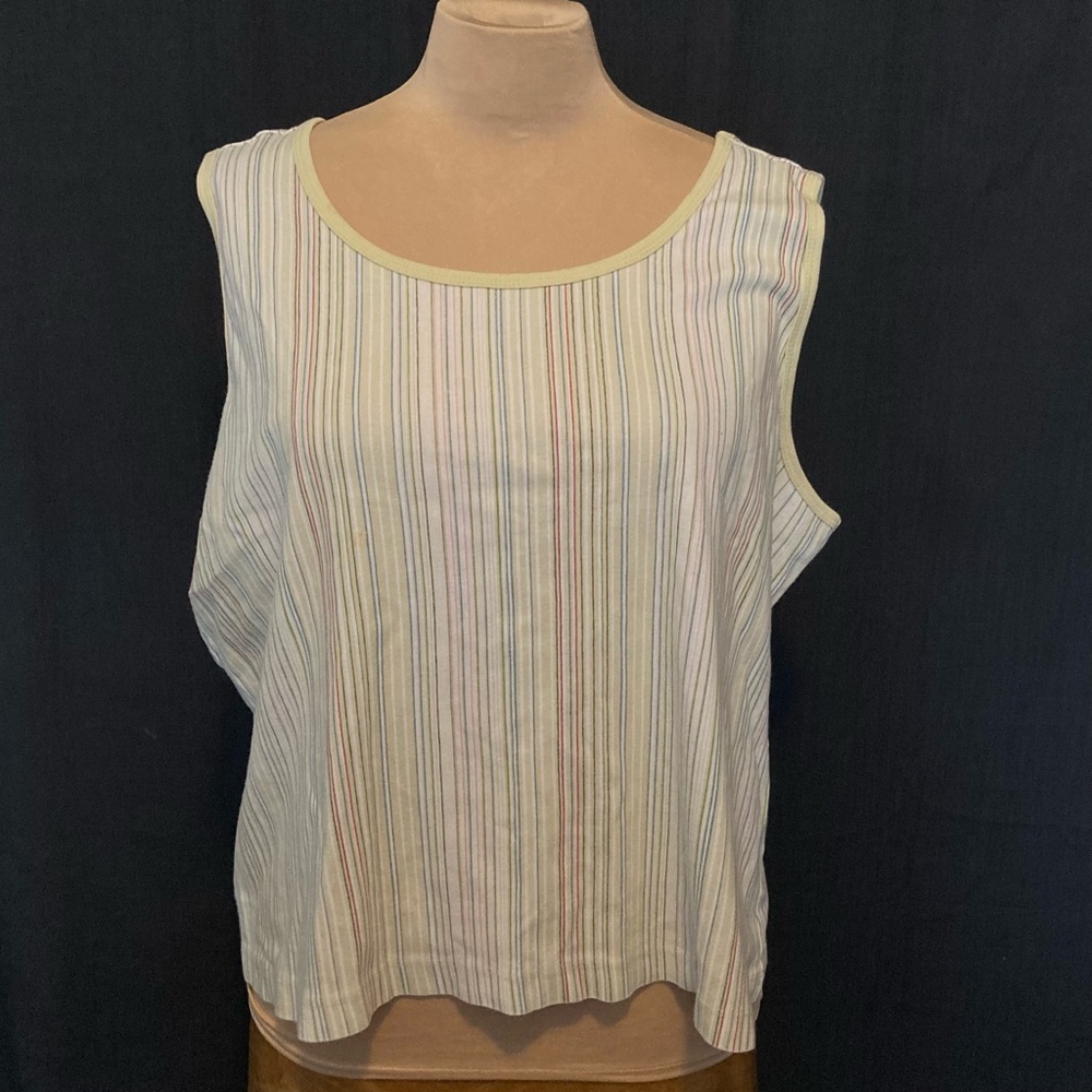 Against the Elements Multicolor Striped Knit Tank Top